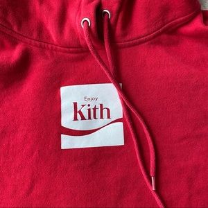 KITH x COCO COLA limited edition cropped hoodie
